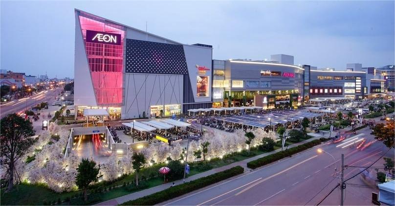 Aeon Mall in Hai Phong city, northern Vietnam. Photo courtesy of Aeon Mall Vietnam.
