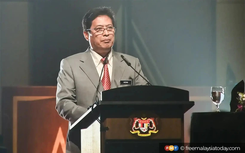 Chief Commissioner of the Malaysian Anti-Corruption Commission (MACC) Azam Baki speaks at the launch of the National Anti-Corruption Strategies 2024-2028 in Putrajaya. Photo courtesy of freemalaysiatoday.com.