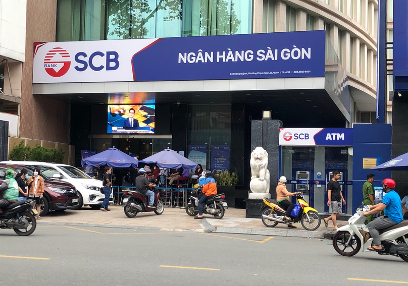 An SCB transaction office in Ho Chi Minh City. Photo courtesy of Thanh Nien (Young People) newspaper.