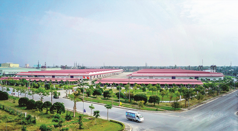 Một góc Khu công nghiệp Điện Nam-Điện Ngọc, tỉnh Quảng Nam, miền Trung Việt Nam.  Ảnh do báo Quảng Nam cung cấp.