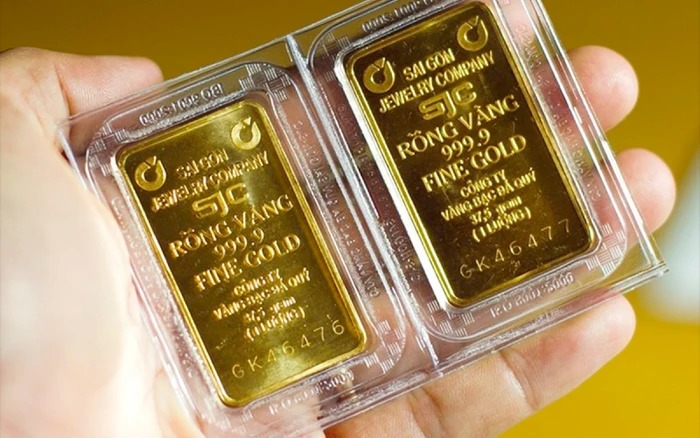 SJC gold taels. Photo courtesy of VietnamPlus.