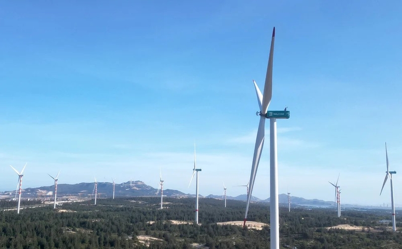  A wind farm in central Vietnam. Photo by The Investor/Nguyen Tri.