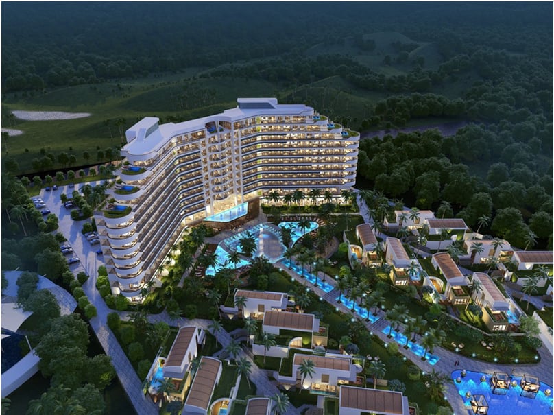 Melia Ho Tram condotel project in Ba Ria-Vung Tau province, southern Vietnam. Photo courtesy of Tuoi tre (Youth) newspaper.