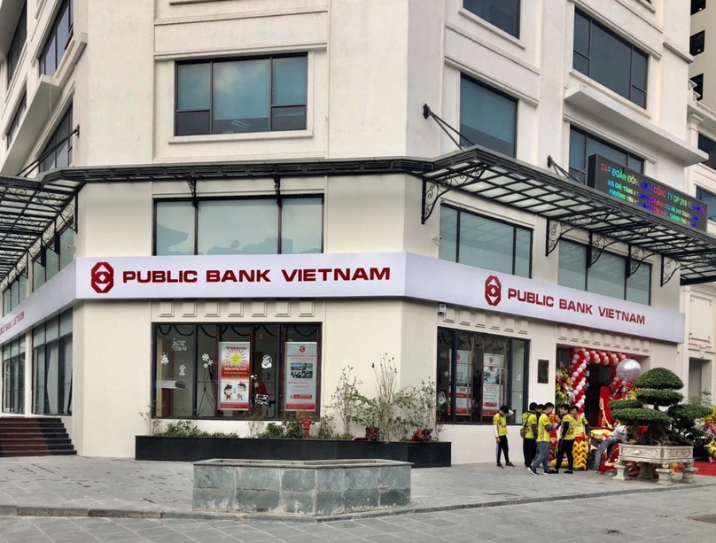 A transaction office of Public Bank Vietnam in Hanoi. Photo courtesy of the bank.