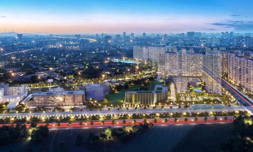  A view of Vinhomes Smart City in Hanoi. Photo courtesy of the firm.