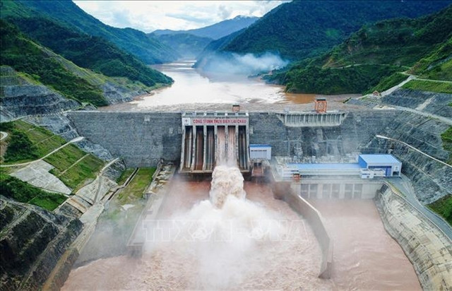 Lai Chau hydroelectric plant in Lai Chau province, northern Vietnam. Photo courtesy of Vietnam News Agency.