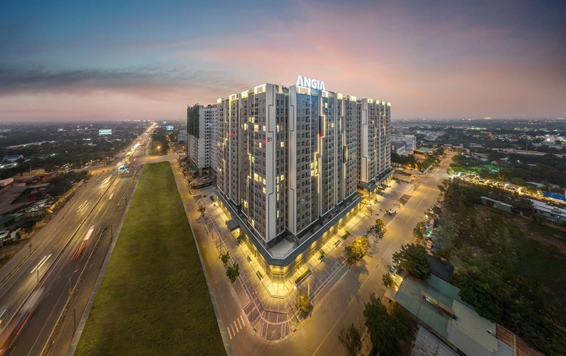 The Westgate apartment complex, An Gia's flagship project, is located in Binh Chanh district, Ho Chi Minh City, southern Vietnam. Photo courtesy of the firm.