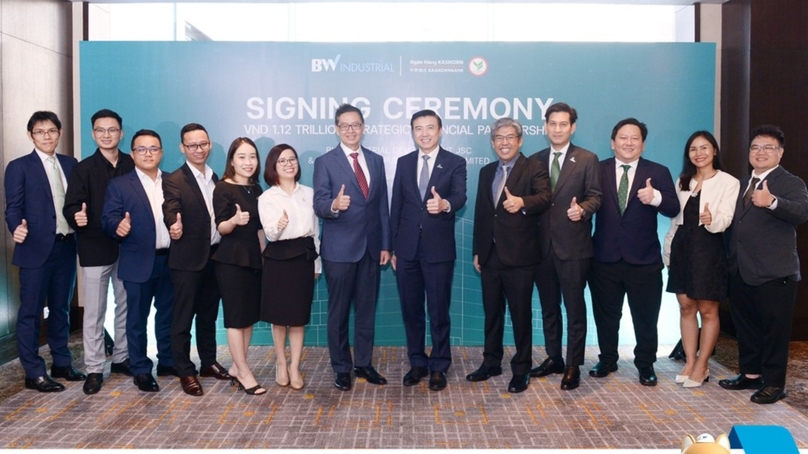 BW Industrial and Kasikornbank sign a strategic financial partnership in Ho Chi Minh City on May 15, 2024. Photo courtesy of BW Industrial.