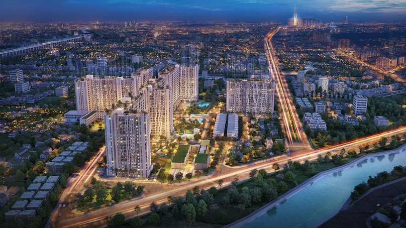 An illustration of Picity High Park in Thanh Xuan ward, District 12, Ho Chi Minh City, southern Vietnam. Photo courtesy of teccorp.