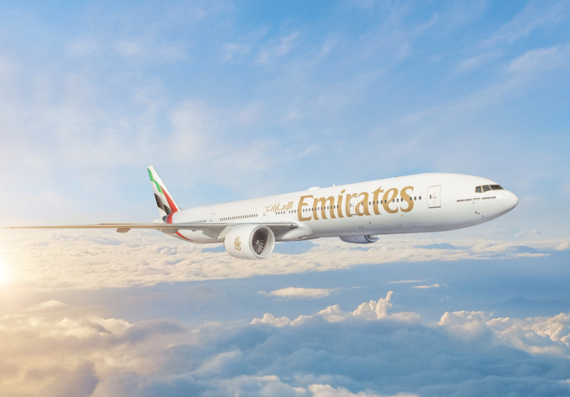  An Emirates Boeing-777-300ER. Photo courtesy of Emirates.