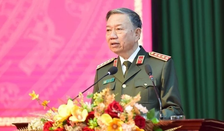 To Lam, Politburo member and Minister of Public Security. Photo courtesy of Vietnam News Agency.