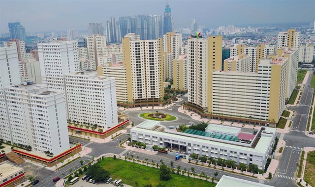 A resettlement area inside the Thu Thiem New Urban Area, Ho Chi Minh City. Photo courtesy of Nguoi Lao Dong (Laborer) newspaper.