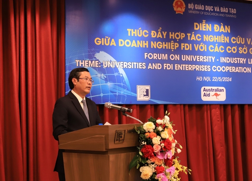 Deputy Minister of Education and Training Nguyen Van Phuc. Photo courtesy of the Ministry of Education and Training.