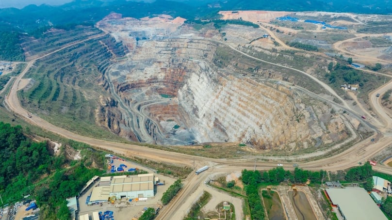 Masan High-Tech Materials' volfram (tungsten) mine in Thai Nguyen province, northern Vietnam. Photo courtesy of Masan.