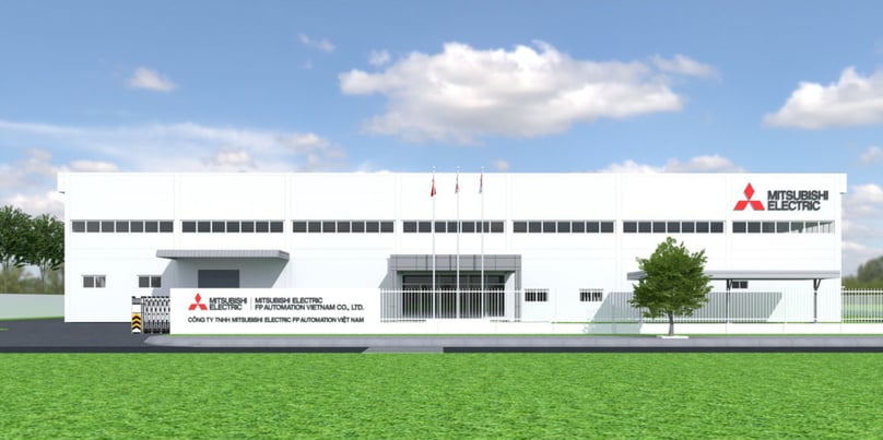 An illustration of Mitsubishi Electric factory in Hanoi. Photo courtesy of Mitsubishi Electric.