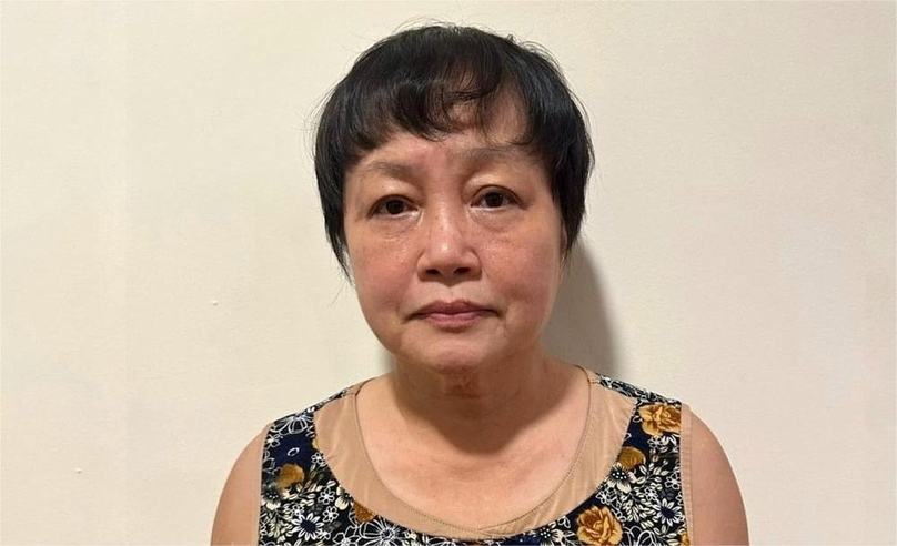 Tran Thi Binh Minh, former deputy director of Ho Chi Minh City’s Department of Planning and Investment. Photo courtesy of the police.