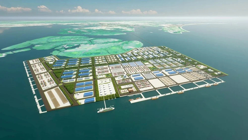 Perspective of the Van Ninh Port project. Photo courtesy of Van Ninh International Port JSC.