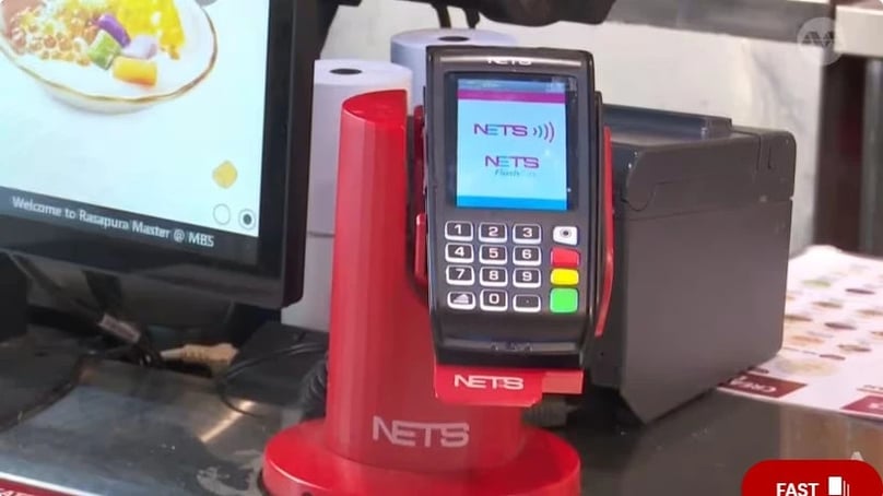 A NETS payment machine. Photo courtesy of channelnewsasia.com.