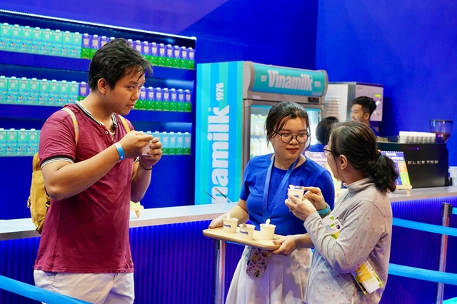 Visitors at the Vietnam International Milk and Dairy Products Exhibition being held Ho Chi Minh City from May 30 to June 2, 2024. Photo courtesy of Vinamilk.