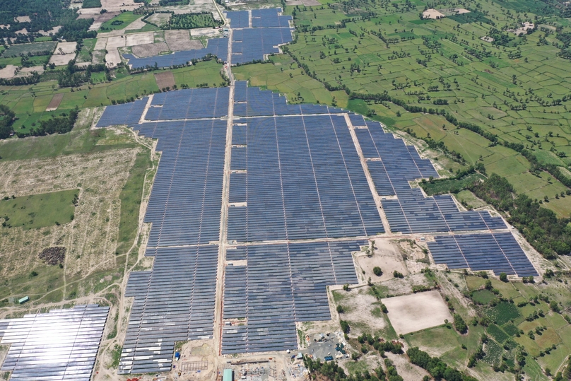 A solar farm of Super Energy in An Giang province, southern Vietnam. Photo courtesy of Super Energy.