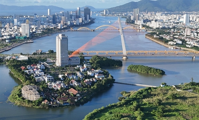 A view of Danang city, central Vietnam. Photo courtesy of Vietnam News Agency.