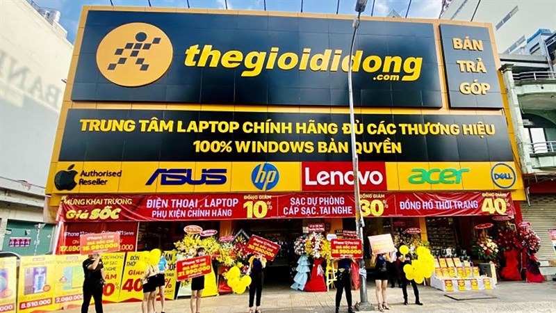 A Thegioididong.com store, a flagship brand of Mobile World Investment Corporation. Photo courtesy of the company.