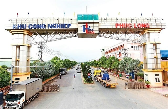 Phuc Long Industrial Park in Long An province, southern Vietnam. Photo by Vietnam News Agency.