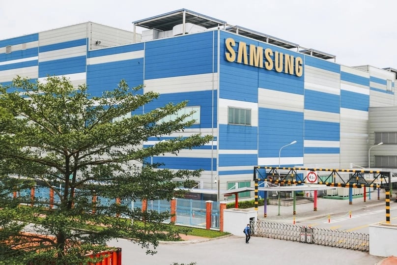 Samsung's factory in Bac Ninh province, northern Vietnam. Photo courtesy of cafebiz.vn