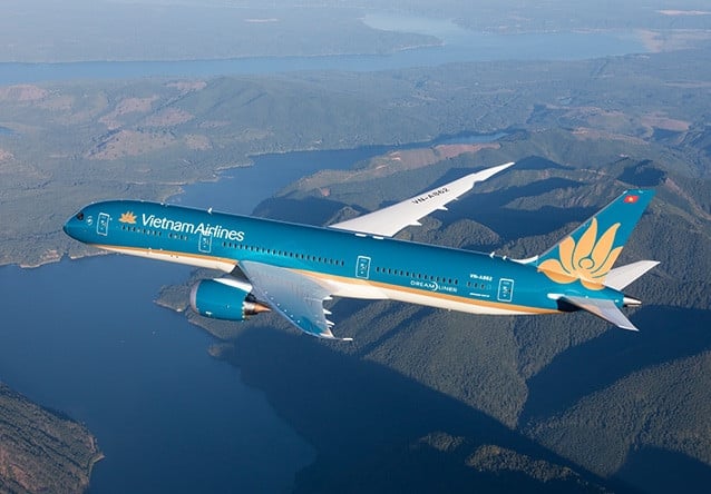  A plane of national flag carrier Vietnam Airlines. Photo courtesy of the airline.