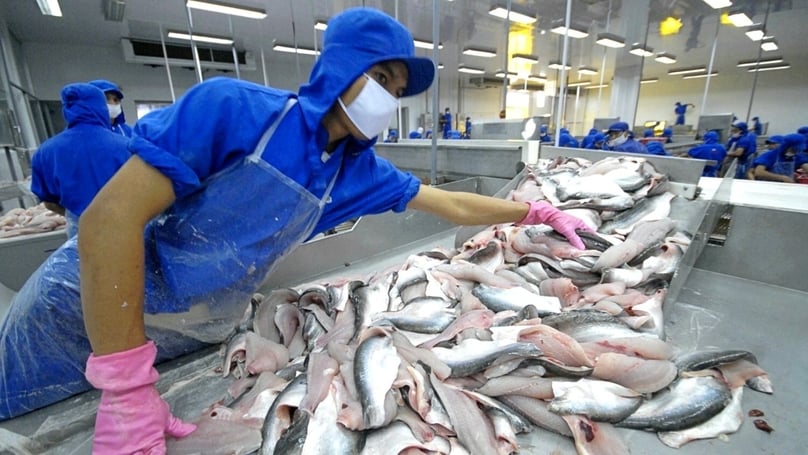 Products at a factory of Vinh Hoan Corporation, a leading pangasius exporter in Vietnam. Photo courtesy of the Cong Thuong (Industry Trade) magazine.