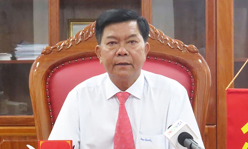 Tran Van Can, former Chairman of the People's Committee of Long An province, southern Vietnam. Photo courtesy of Long An newspaper.