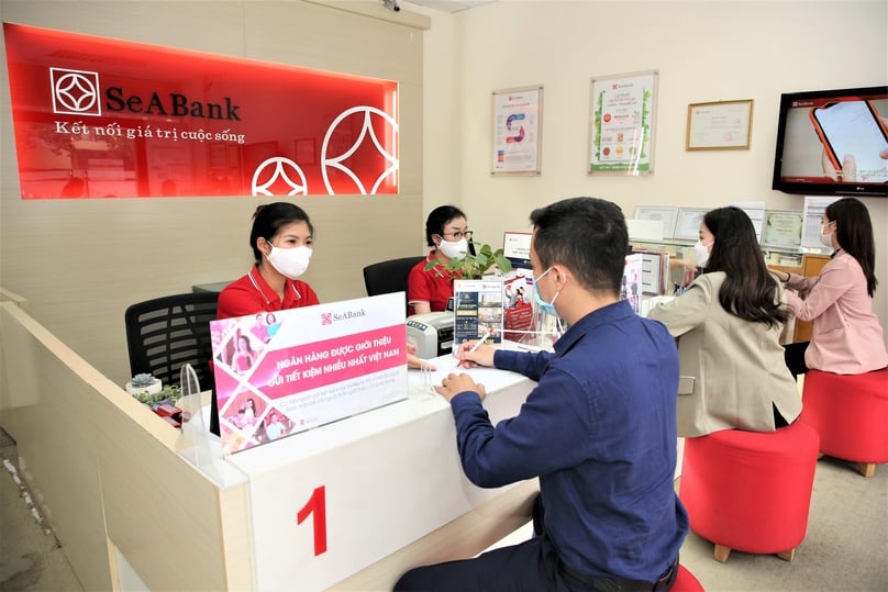 A transaction office of SeABank in Hanoi. Photo courtesy of SeABank.