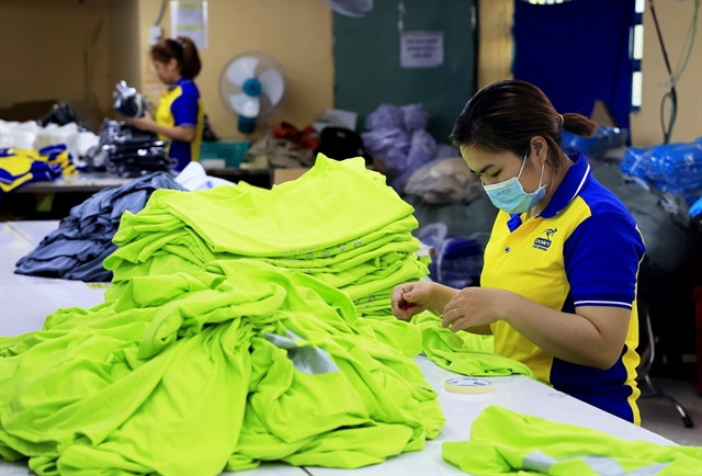 At a textile and garment plant in Ho Chi Minh City, southern Vietnam. Photo courtesy of Vietnam News Agency.