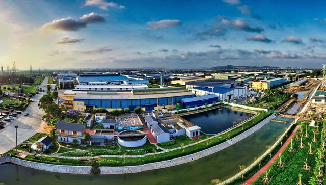 Nam Cau Kien Industrial Park in Hai Phong city, northern Vietnam. Photo courtesy of vngreen.vn