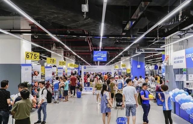  A Decathlon store in Royal City Mall in Thanh Xuan district, Hanoi. Photo courtesy of Vietnam News Agency.