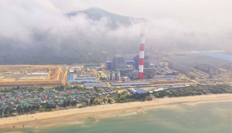 Vung Ang II coal-fired power plant under construction in Ha Tinh province, central Vietnam. Photo courtesy of Lao Dong (Labor) newspaper.