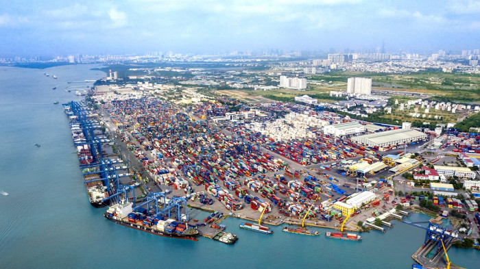 A view of Cat Lai port, Ho Chi Minh City, southern Vietnam. Photo courtesy of the Ministry of Transport.