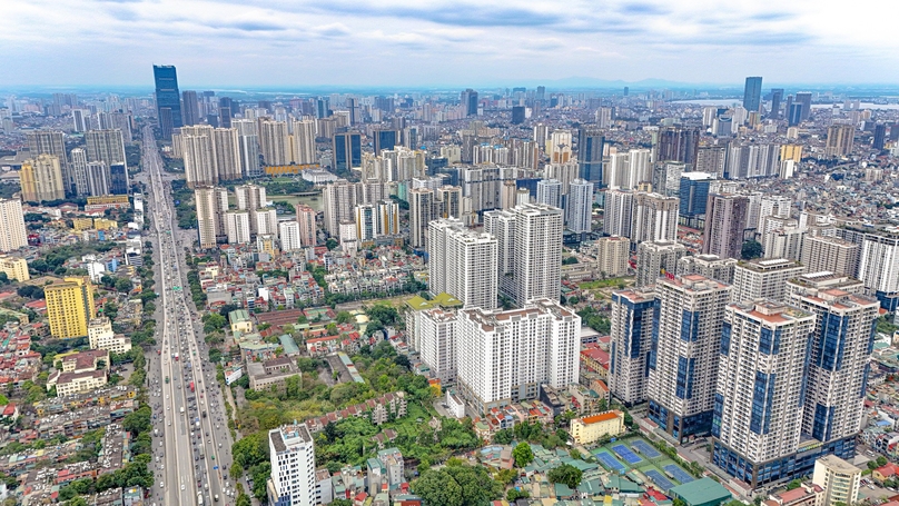 High-rise buildings in Hanoi. Photo courtesy of Nguoi Dua Tin (Messenger) magazine.