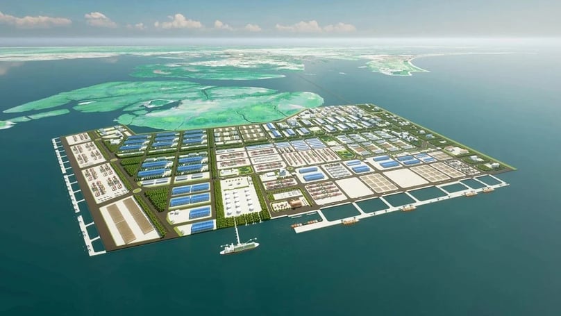 An illustration of the Van Ninh Port project. Photo courtesy of Van Ninh International Port JSC.