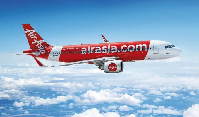  An Air Asia aircraft. Photo courtesy of the airline.