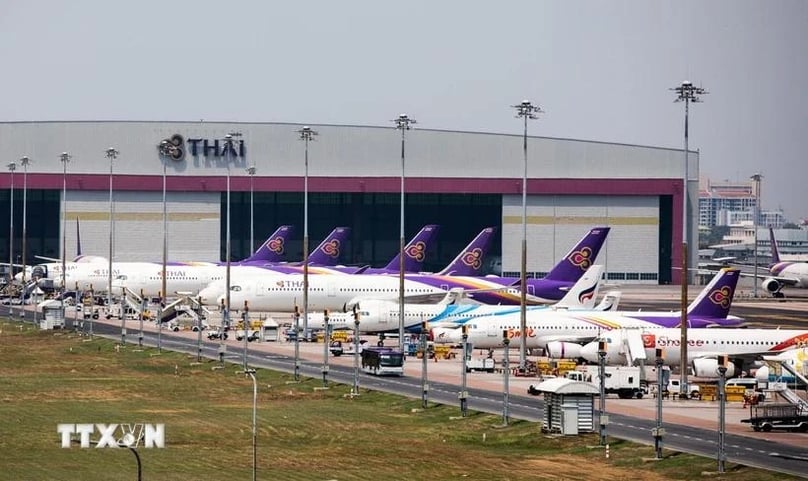  Thai Airways aircraft. Photo courtesy of AFP/Vietnam News Agency.