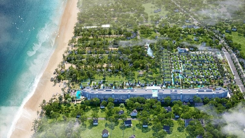 An illustration of the Malibu MGM Hoi An resort being built in Quang Nam province, central Vietnam. Photo courtesy of Bamboo Capital Group.