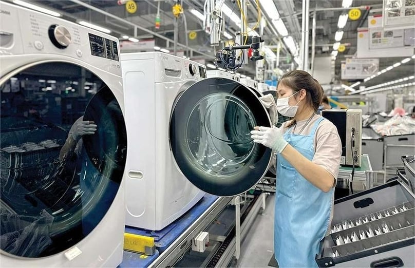 Production at an LG Electronics factory in Hai Phong city, northern Vietnam. Photo courtesy of the company.