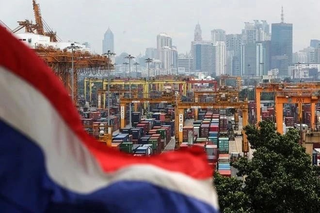  A container port in Thailand. Photo courtesy of Bloomberg.