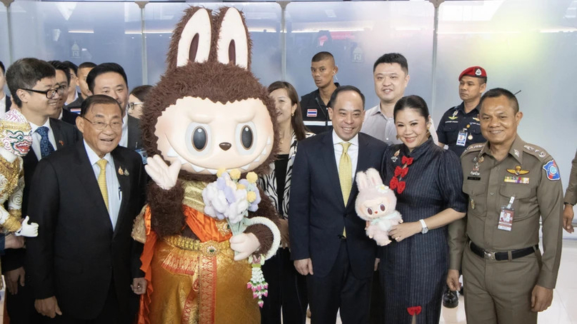 TAT and POP MART welcome LABUBU to explore Thailand. Photo courtesy of tatnews.org