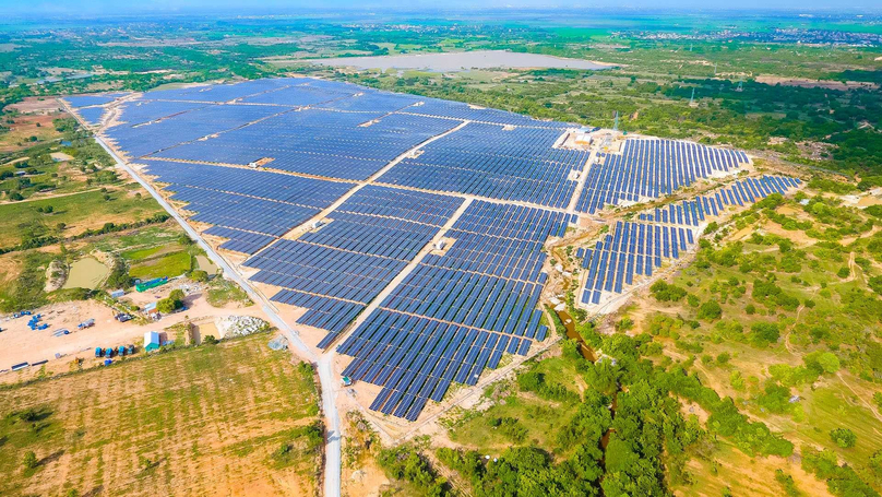 A solar farm operated by Bamboo Capital in Binh Dinh province, central Vietnam. Photo courtesy of the firm.