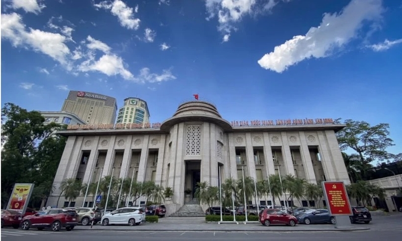  The State Bank of Vietnam’s head office in Hanoi. Photo courtesy of Sai Gon Giai Phong (Saigon Liberation) newspaper.