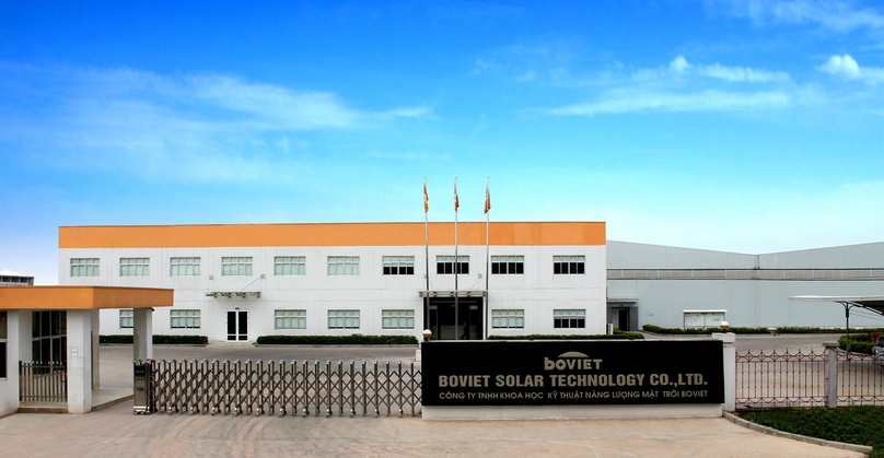 Boviet Solar Technology factory in Bac Giang province, northern Vietnam. Photo courtesy of the firm.