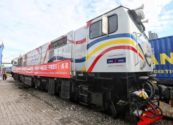 The cargo train ASEAN Express. Photo courtesy of thestar.com.my