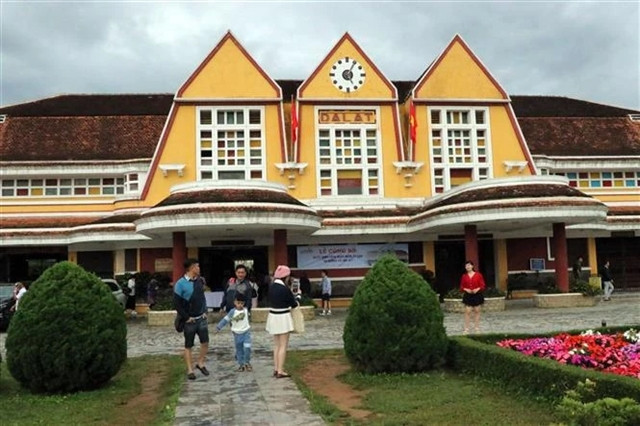  The Da Lat railway station in Lam Dong province, the Central Highlands region. Photo courtesy of the Vietnam News Agency.